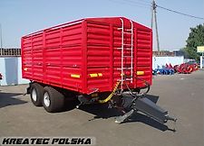 MCMS Landwirtschaftlicher Tandem-Kipper-Anhänger, Dreiseitenkipper PT3653N