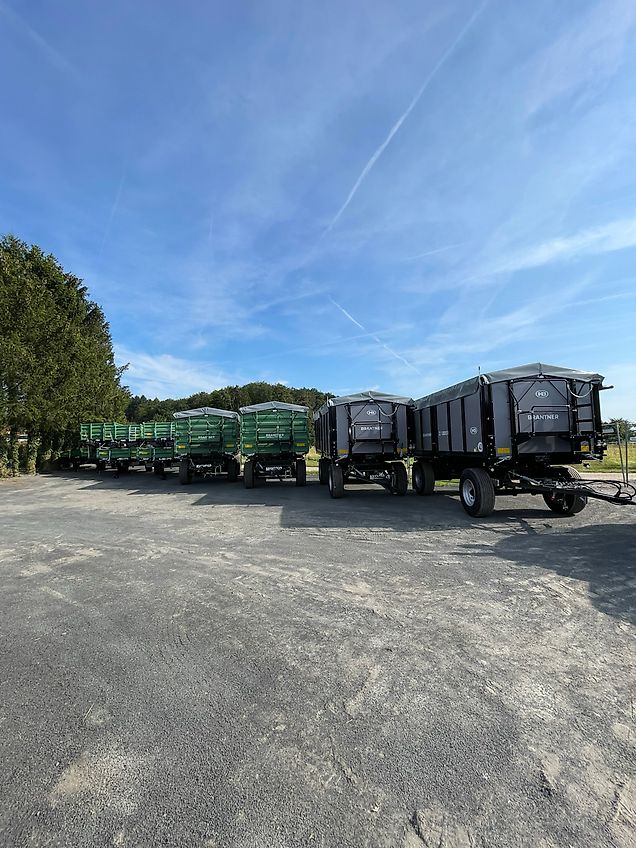 Brantner Zweiachs- Dreiseitenkipper Z 15045 XXL POWERFLEX, 1 Zylinder, 15 to