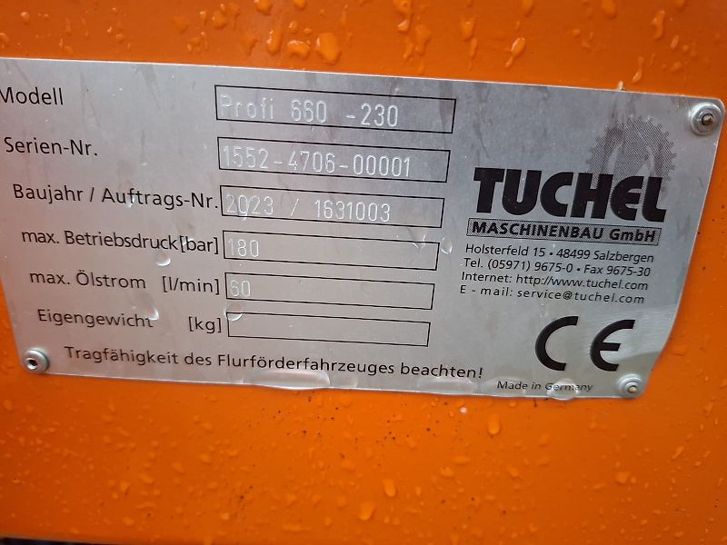 Tuchel Kehrmaschine Profi 660 - 230