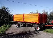 MCMS Landwirtschaftlicher zweiachsiger Kippanhänger  Dreiseitenkipper PD4753S