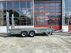 Möslein Tandemtieflader5,50 m x 2 m, Feuerverzinkt