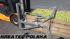 Krolik Hydraulische Kippvorrichtung für Gabelstapler WHA-115 für Palettenkisten / Kistenkipper / Kistenkippgerät