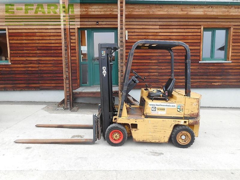 Caterpillar v35d mit triplexfreihubmast + seitenschieber