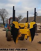 Grutech Rundspatenmaschine GTH-PD / Verpflanzmaschine / Baumspinnmaschine 4 Spaten 0,9 m (verschiedene Optionen)