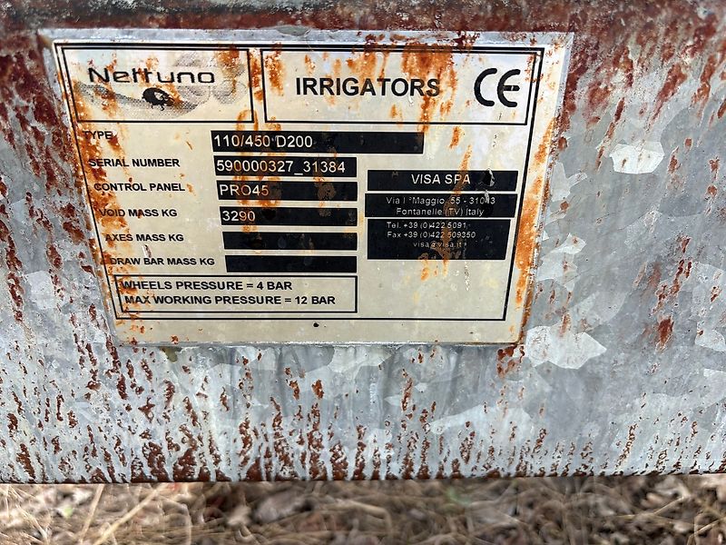 Nettuno 110 / 425 regenhaspel