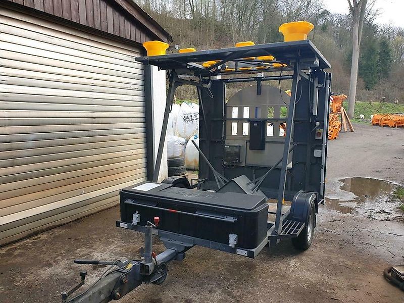 Nissen Absperrtafel Sperrwand Verkehrleitanhänger VZ 616 unimog