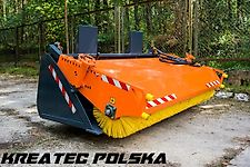 Moderntech Kehrmaschine mit Schaufel / Kehrbürste / Kehrbesen ZS 1,2m, 1,4m, 1,6m, 1,8m, 2,0m, 2,2m, 2,4m