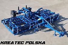 Rolmako Saatbettkombination kompakt / Kompaktgrubber U 684 PRO mit Zinken SG (Gensefuss mit Federstiele), halb-aufgehängten  Version, Breiten von 3 m bis 6 m