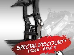 Jansen Krokodilgebiss für Kompaktlader Jansen KL-200, Stand-On Skid Steer