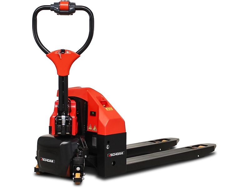 SCHORR SCHORR Elektro Niederhubwagen 1500KG AGM-Batterien Elektrohubwagen Hubwagen Lieferung