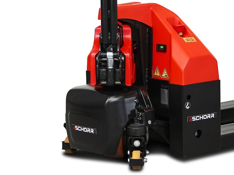 SCHORR SCHORR Elektro Niederhubwagen 1500KG AGM-Batterien Elektrohubwagen Hubwagen Lieferung