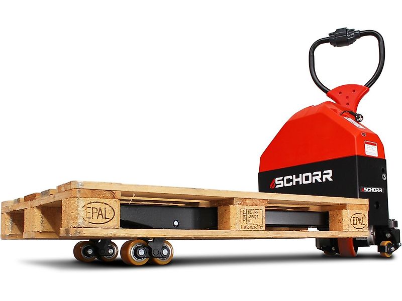 SCHORR SCHORR Elektro Niederhubwagen 1500KG AGM-Batterien Elektrohubwagen Hubwagen Lieferung