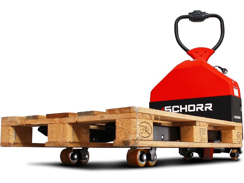 SCHORR SCHORR Elektro Niederhubwagen 1500KG AGM-Batterien Elektrohubwagen Hubwagen Lieferung