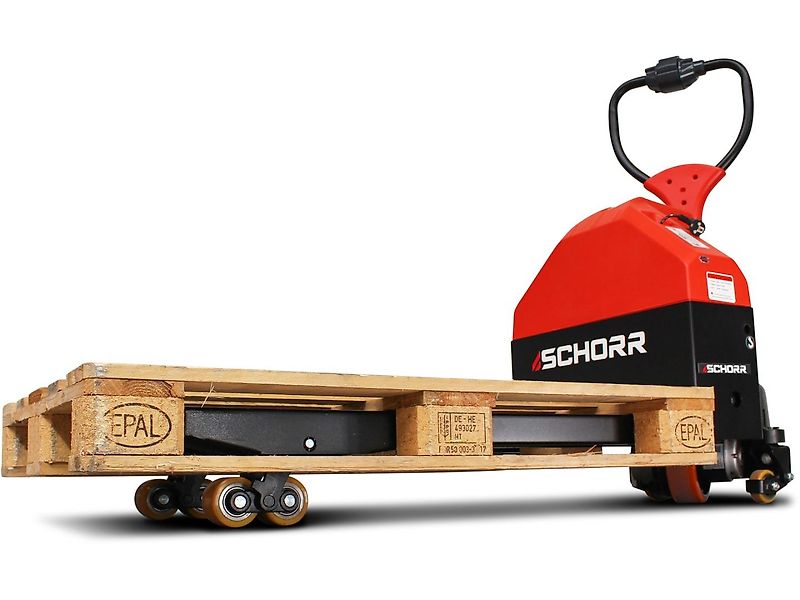 SCHORR SCHORR Elektro Niederhubwagen 1500KG AGM-Batterien Elektrohubwagen Hubwagen Lieferung