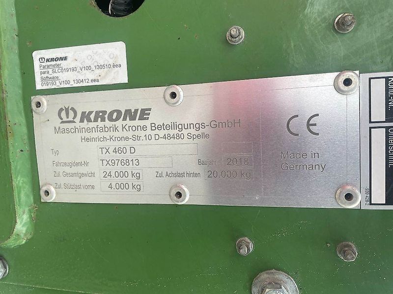 Krone TX 460 D