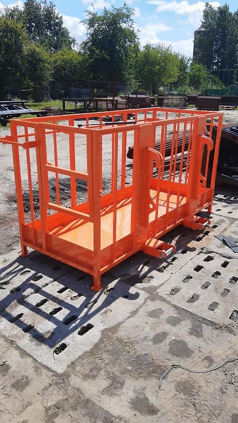 Top-Agro Arbeitsbühne für Gabelstapler Teleskoplader Frontlader 2,4m !!NEU!! WZK