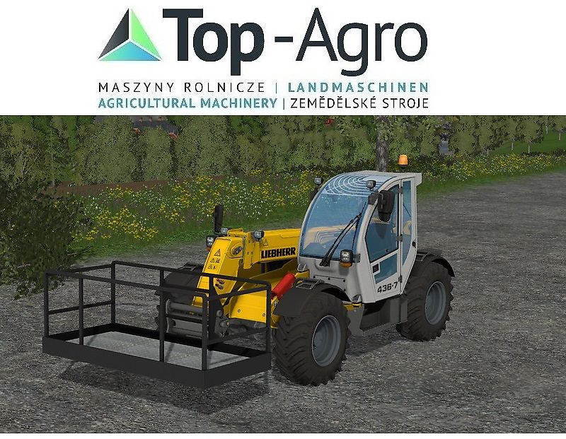 Top-Agro Arbeitsbühne für Gabelstapler Teleskoplader Frontlader 2,4m !!NEU!! WZK