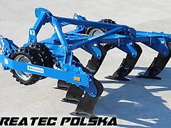 Rolmako Tiefenlockerer U614 mit dem V-Rahmen  3m und 4m mit Schraubensicherung / głębosz U614 z ramą V