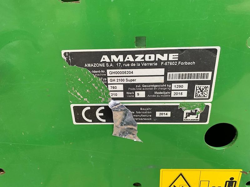 Amazone Horse Hopper 2100 Super Smartcut