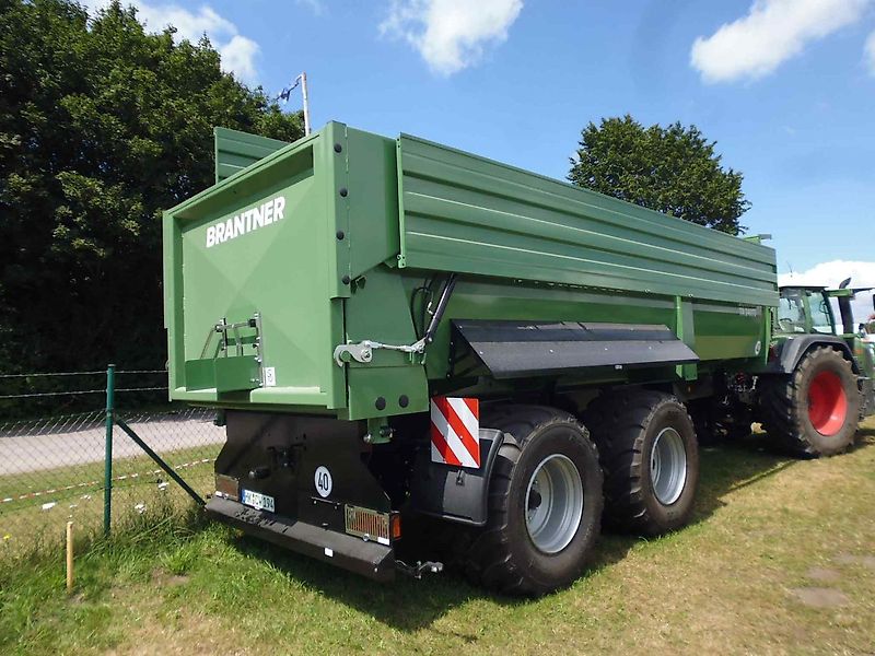 Brantner TA 24080 PowerTube - 8m Mulde 41m³ - 24 to - luftgefedert - BPW Lenk-Achse + abklappbare 800er Aufsatzwände -- 710er Räder