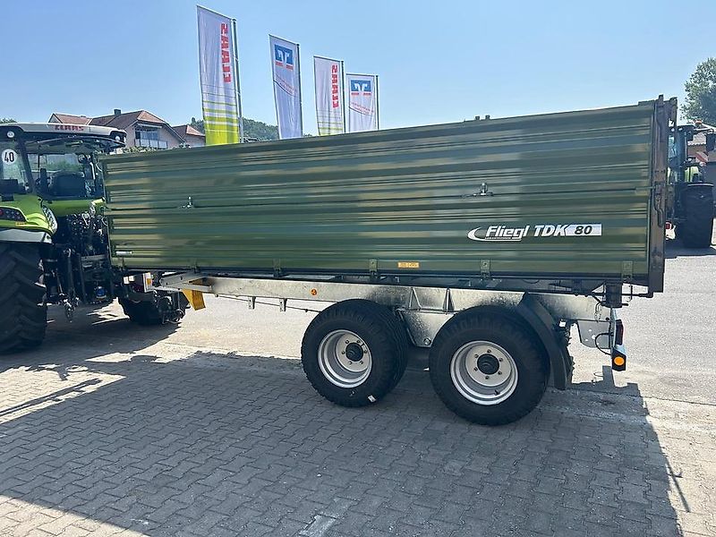 Fliegl Tandem Dreiseitenkipper TDK 80A-88 VR FOX 8 to 8 Tonner