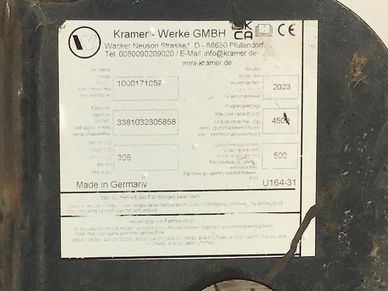 Kramer 1200 mm Palettengabel