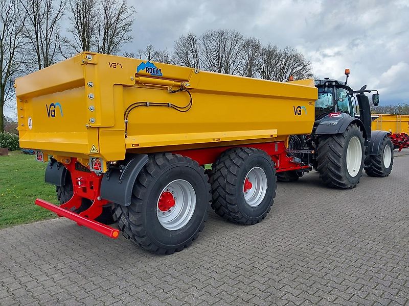 VGM Rocky 26 Tandem-Schwerlast-Muldenkipper, 24.000kg, Erdmulde