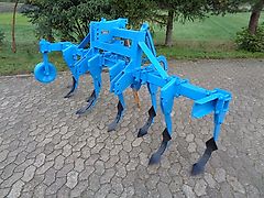 Lemken -blau Neulack 3m Frontgrubber mit 8Stielen Kurzgrubber mit Mechanischer-Hitch für Nachlaufgeräte Zapfwellendurchtrieb Doppelhertschare 100%rieb