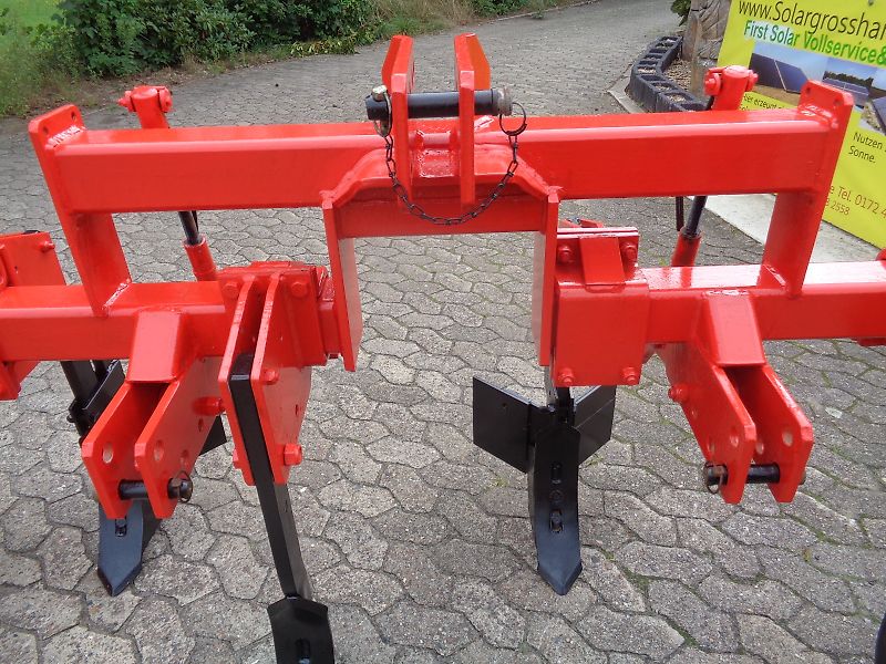 Kongskilde/Becker Howard Kurzgrubber Frontgrubber Zwischenachsgrubber Spezialgrubber 200cm 2 Doppelherzgrubberstiele 2 Grubberstiele 380mm Scharbreite Tiefgang bis 630mm für Kabelgräben Drainagen oder was sonst noch ins Erdreich Verlegt werden soll